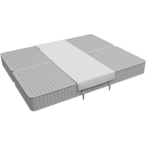 Muntel® Matraswig - Bedbinder - Liefdesbrug -Matraswig Met band - Matras Binder - Universeel - Wit