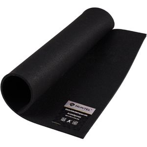 Muntel® Fitness Tegels - Vloer - Matten - Set van 4 - 60 x 60 x 0,8 cm - Zwart