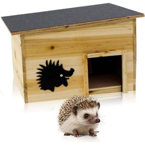 Lifetime Garden Egelhuis - Egelhuisje Waterdicht met Bodem - Egelhuisje met Inlooptunnel - Egelvoederhuis Hout FSC 100% - Compacte Schuilplaats 32×26×20 cm Lifetime Garden Egelhuis - Egelhuisje Waterdicht met Bodem - Egelhuisje met Inlooptunnel - Egelvoederhuis Hout FSC 100% - Compacte Schuilplaats 32×26×20 cm