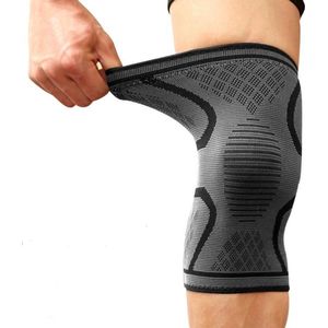 Compressie Knie Brace I Kniesteun I Kniebeschermer I Kniebandage I Elastisch Bandage I Knee Support I 1 Stuk I Maat XL