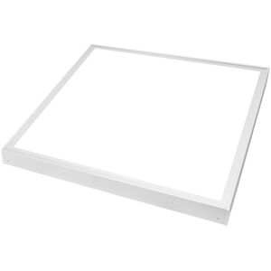 LED Paneel 60x60 - Velvalux Lumis - Helder/Koud Wit 6000K - 36W - Opbouw - Vierkant - Wit - Flikkervrij