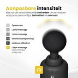 Revolt® Massage Gun Pro - 6 Luxe Opzetstukken - Voor Spierherstel & Blessures - 12MM Deep Tissue - Massage Apparaat Professioneel - Massage Pistool - Hoge Amplitude - 2500mah dubbel accu