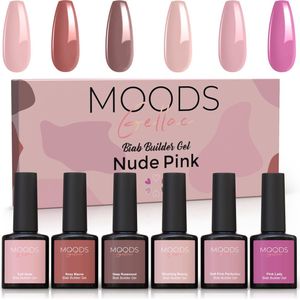 Moods Gellac - BIAB - Builder in a Bottle - Nagel Builder Gel - Nude Pink