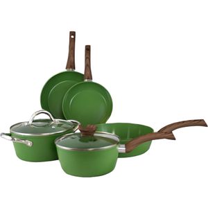 Zwarte Merklose Gietijzeren grillpannetjes (set van 6) | 13 cm | al