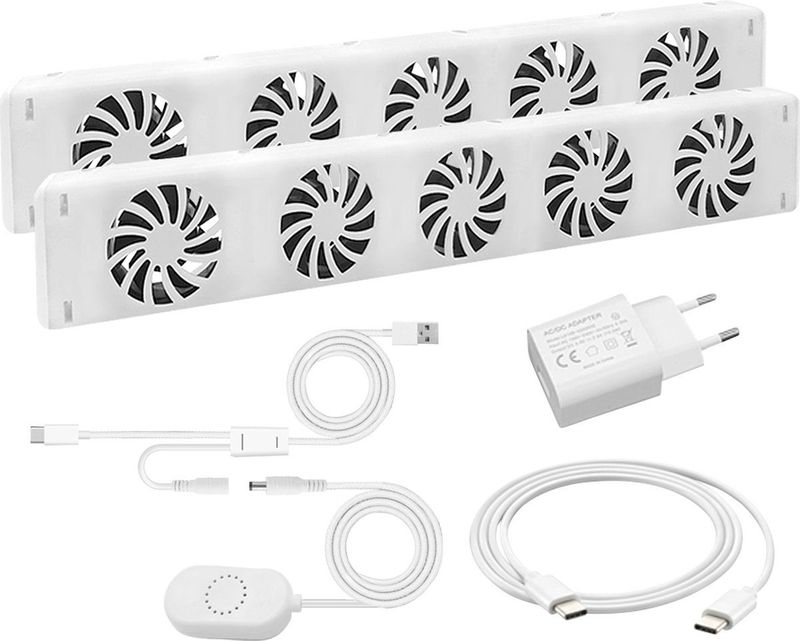 QH - Turbo Booster - Radiator Ventilator Duo Set - Innovatief - Efficiënt