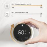 Quality Heating - Elektrische Handdoek Radiator - Goud - Met Thermostaat