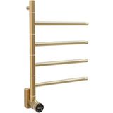 Quality Heating - Elektrische Handdoek Radiator - Goud - Met Thermostaat