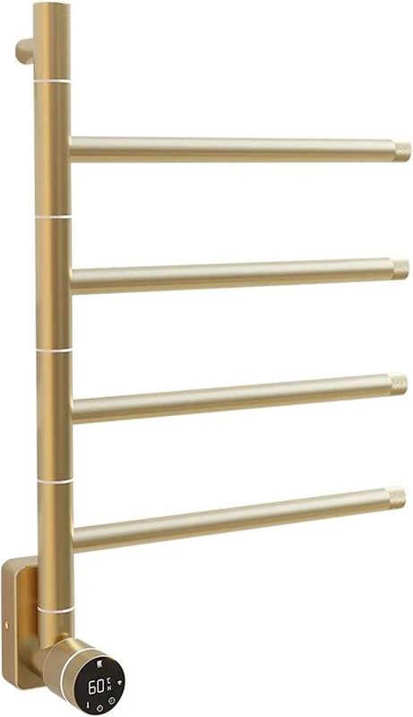 Quality Heating - Elektrische Handdoek Radiator - Goud - Met Thermostaat