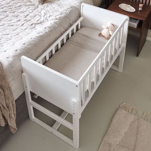 Petite Amélie - Co Sleeper - Wieg - Wit - 100% Beukenhout