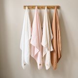 INBAKERDOEK 100 X 140 CM - MOUSSELINE BABYLAKENTJE - ZACHT ROZE