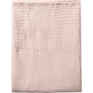 INBAKERDOEK 100 X 140 CM - MOUSSELINE BABYLAKENTJE - ZACHT ROZE
