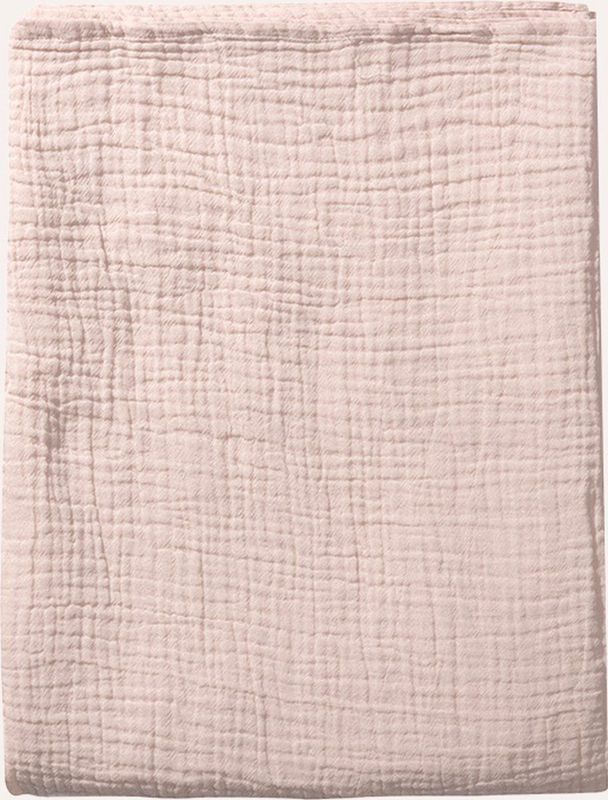 INBAKERDOEK 100 X 140 CM - MOUSSELINE BABYLAKENTJE - ZACHT ROZE