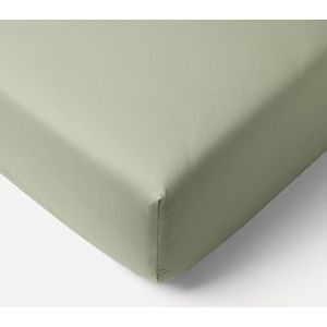 Petite Amélie - Hoeslaken - Olijfgroen - Biologisch Katoen - 70/80 x 140 cm