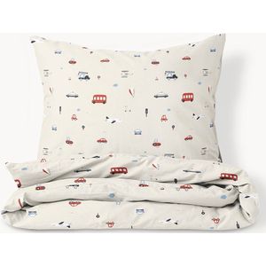 Petite Amélie - Vehicles - Dekbedovertrekset - Beige - 120x150 cm