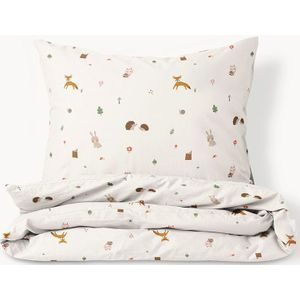 Dekbedovertrekset - Off-White - Woodland - 120 x 150 cm