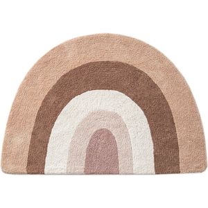 Vloerkleed Kinderkamer 'Regenboog' - 100% Katoen - Kindertapijt Wasbaar - Creëer een Magische Sfeer voor je Kleintje