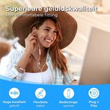 Nuvance - In-Ear Oordopjes met Draad - Wit - USB-C Aansluiting