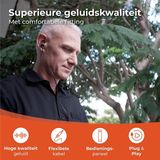 Nuvance - Oordopjes met Draad - In-Ear - Zwart - USB-C Aansluiting