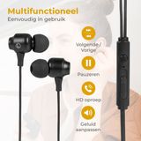Nuvance - Oordopjes met Draad - In-Ear - Zwart - USB-C