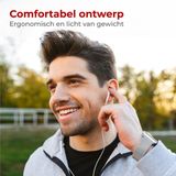 Nuvance - Oordopjes met Draad - In-Ear - Wit - 3.5mm Jack Aansluiting