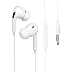 Nuvance - Oordopjes met Draad - In-Ear - Wit - 3.5mm Jack Aansluiting