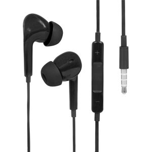Nuvance - Oordopjes met Draad - In-Ear - Zwart - 3.5mm Jack Aansluiting