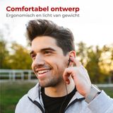 Nuvance Oortjes met Draad USB C Aansluiting Oordopjes met Draad In Ear Oortjes met Draad en Microfoon Zwart