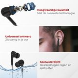 Nuvance - Oordopjes met Draad - In-Ear - Zwart - USB-C Aansluiting