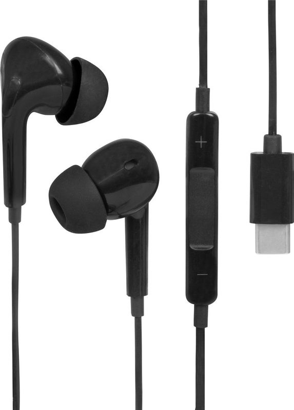 Nuvance - Oordopjes met Draad - In-Ear - Zwart - USB-C Aansluiting