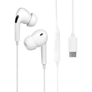 Nuvance - Oordopjes met Draad - In-Ear - Wit - USB-C Aansluiting