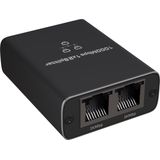 Nuvance Internet Splitter - 2 Poorten - 1000 Mbps - Zwart