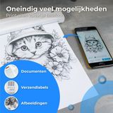 Nuvance - Draadloze Printer - A4 - Thermische Printer - Portable Printer