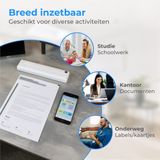 Nuvance - Draadloze Printer - A4 - Thermische Printer - Portable Printer