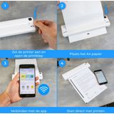 Nuvance - Draadloze Printer - A4 - Thermische Printer - Portable Printer