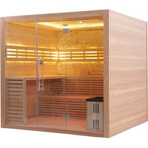 PureRelax Rechthoekige Sauna 220x220x210cm met kachel