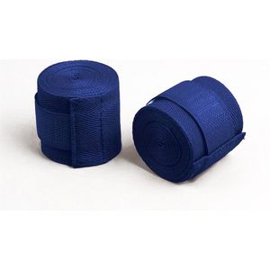 Team Bicep Hand Wraps - Blauw - Set van 2 - 250cm - Kickbox Bandage - Pols Bescherming - Vechtsport straps