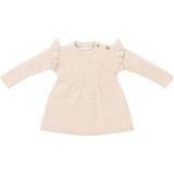 Little Dutch Jurk Ecru - Meisjesjurk met Knoopsluiting en Lange Mouwen