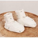 Little Dutch - Sloffen - Green Leaves - Beige - Biologisch Katoen