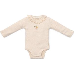 Little Dutch Newborn Little Farm Sand Melee - Baby - Jongens & Meisjes - Romper lange mouw - Maat 62