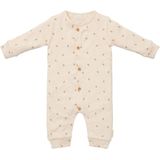 Little Dutch - Boxpakje - Zandkleurige Melange - Biologisch Katoen - Drukknoopjes bij het Kruis