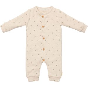 Little Dutch - Boxpakje - Zandkleurige Melange - Biologisch Katoen - Drukknoopjes bij het Kruis