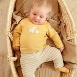 Little Dutch Newborn Little Farm Warm Yellow - Baby - Jongens Meisjes - T-shirt lange mouw