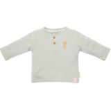 Little Dutch Newborn Little Farm Wafel Soft Green - Baby - Jongens Meisjes - T-shirt lange mouw