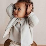 Little Dutch Newborn Little Farm Wafel Soft Green - Baby - Jongens & Meisjes - Vest