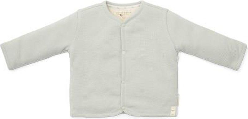 Little Dutch Newborn Little Farm Wafel Soft Green - Baby - Jongens & Meisjes - Vest