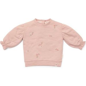Little Dutch Trui Meisje - Geborduurd - Roze - Biologisch Katoen