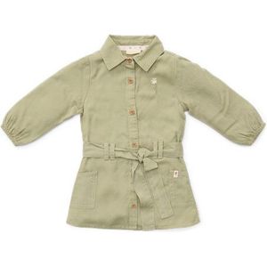 Little Dutch - Baby Jurkje Lange Mouwen - Groen - Tencel