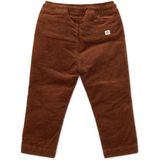 Ribbroek - Bruin - Corduroy - Elastische Tailleband