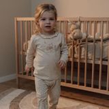 Pyjama - Bladprint - Biologisch Katoen - Met Ruches