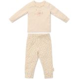 Pyjama - Bladprint - Biologisch Katoen - Met Ruches
